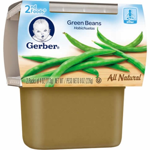 GERBER 2ND FOODS 226G GREEN BEANS